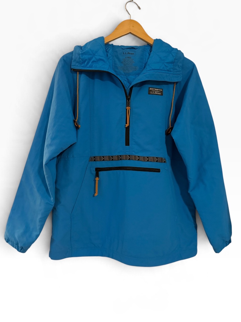 L.L.Bean Mountain Classic Insulated Anorak Jacket Aqua Women’s Small